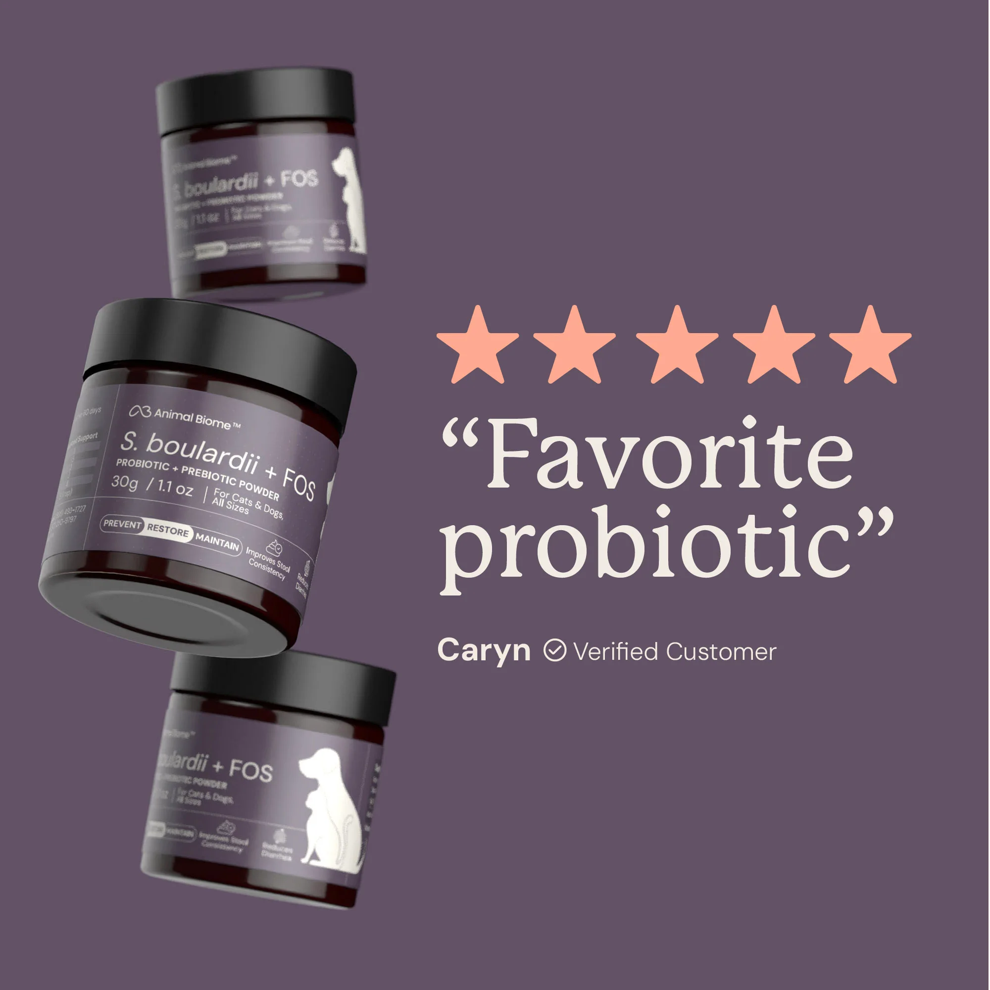 S. boulardii + FOS Powder for Cats and Dogs - Image 5